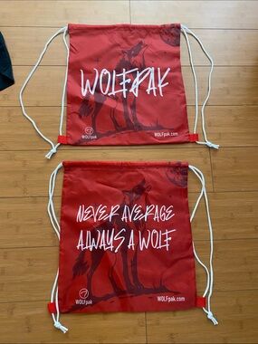 Wolfpak drawstring bag